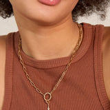 Bryan Anthonys Stories of You Gold Made of Lightning Charm On Model