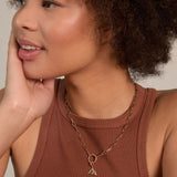 Bryan Anthonys Stories of You Gold Move Mountains Charm On Model