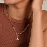 Bryan Anthonys Stories of You Gold Move Mountains Charm On Model
