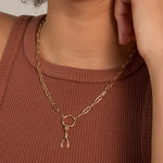Bryan Anthonys Stories of You Gold Well Wishes Charm On Model