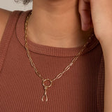 Bryan Anthonys Stories of You Gold Well Wishes Charm On Model