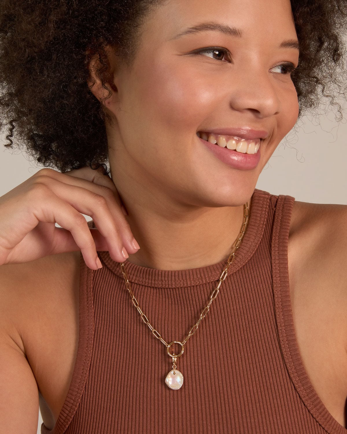 Bryan Anthonys Stories Of You Grit Gold Charm On Model