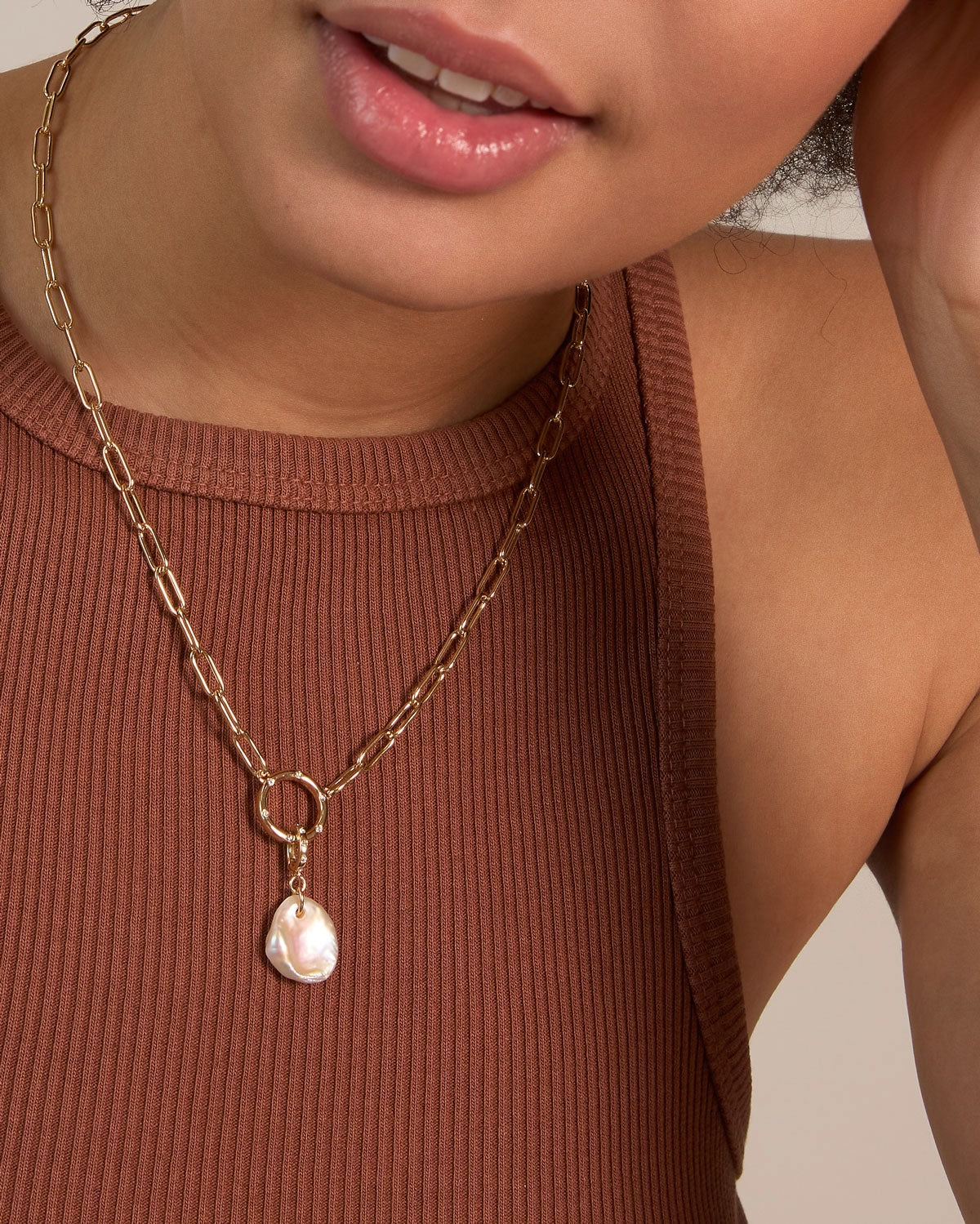 Bryan Anthonys Stories Of You Grit Gold Charm On Model