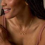 Bryan Anthonys Just For You Gold Initial Necklace On Model