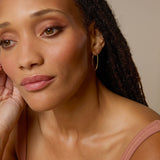Bryan Anthonys Layers of You Aligned Dainty Hoops in Gold on Model