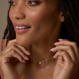 Bryan Anthonys Just For You Gold Initial Necklace On Model