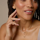 Bryan Anthonys Just For Luck Horse Shoe Necklace Gold On Model