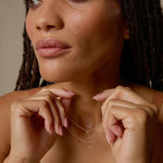 Bryan Anthonys Just For Luck Gold Hamsa Necklace On Model