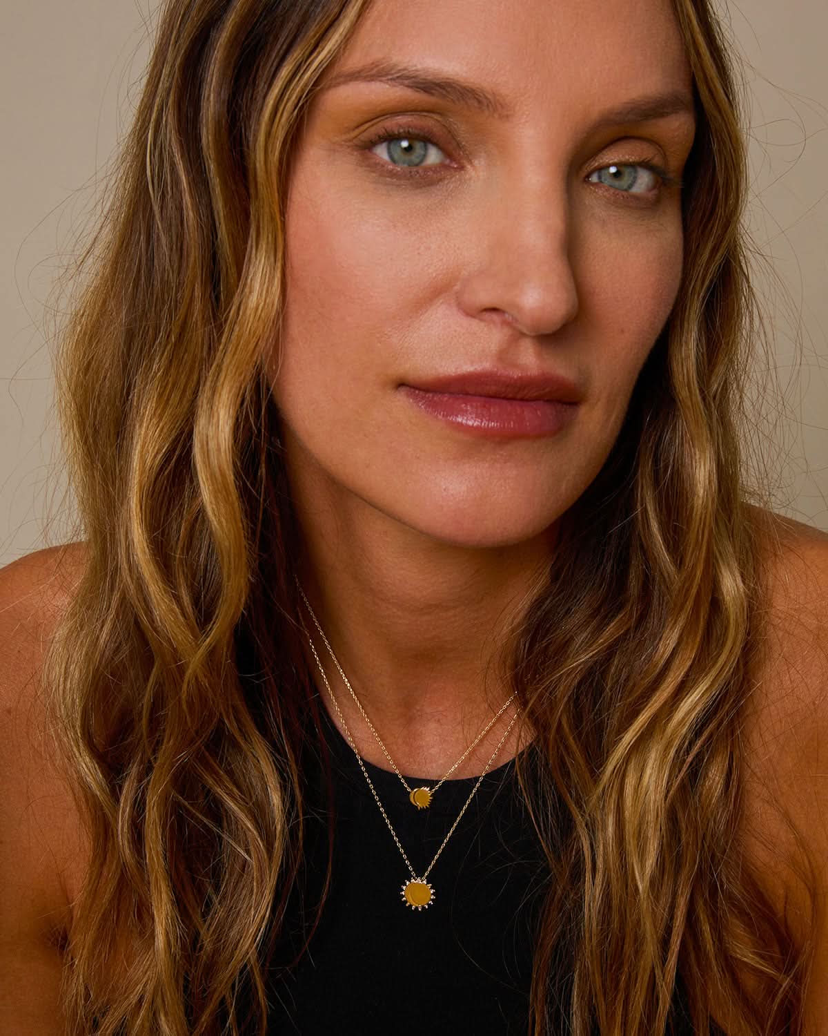Bryan Anthonys Squad Dainty Necklace in Gold On Model