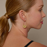Bryan Anthonys Squad Hoop Earrings in Gold On Model