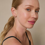 Bryan Anthonys My Circle Stud Earrings Gold On Model