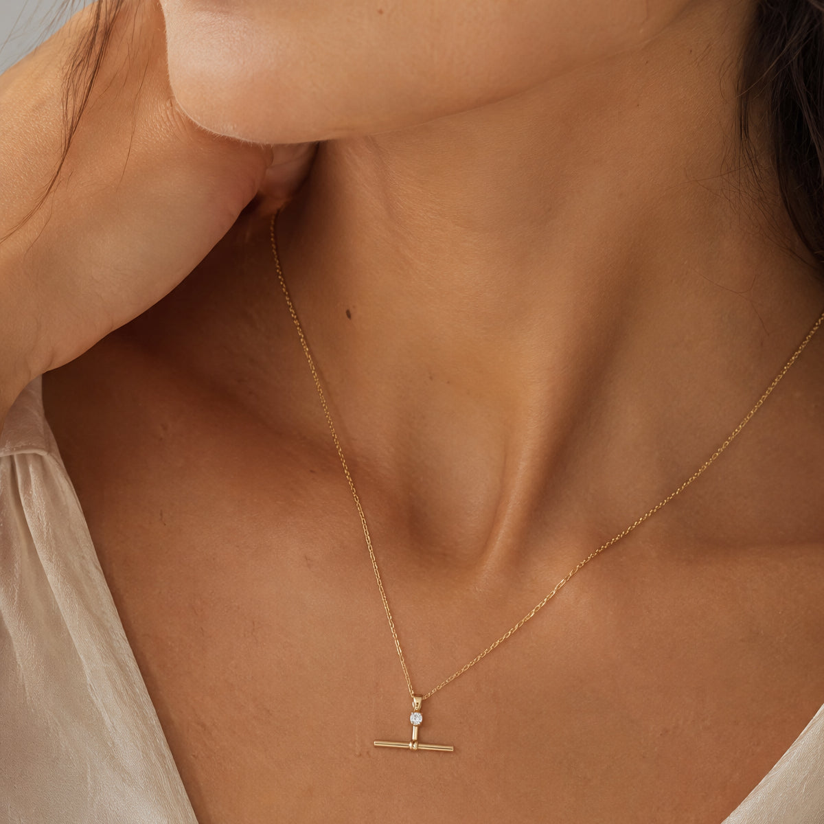 The Corner Office T-Bar Necklace