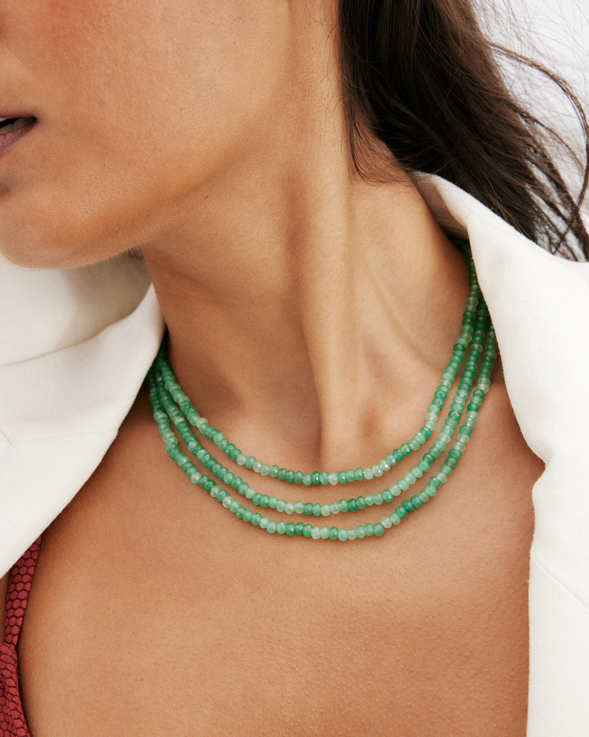 Bryan Anthonys Soul Like The Sea Beaded Necklace On Model
