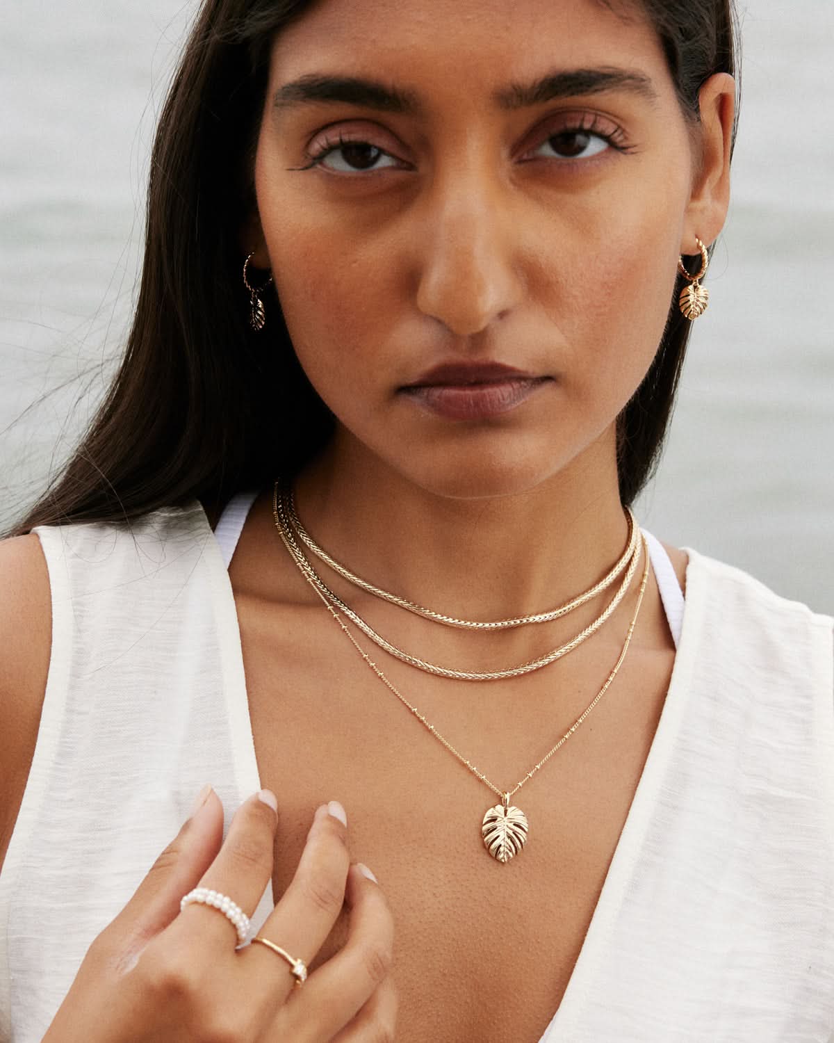 Bryan Anthonys Breathe Pendant Necklace On Model