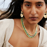 Bryan Anthonys Soul Like The Sea Beaded Necklace On Model