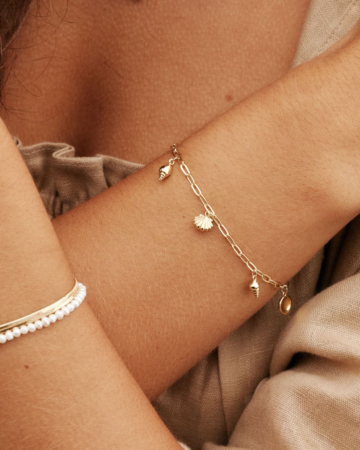 Bryan Anthonys Sea Seeker Charm Bracelet On Model