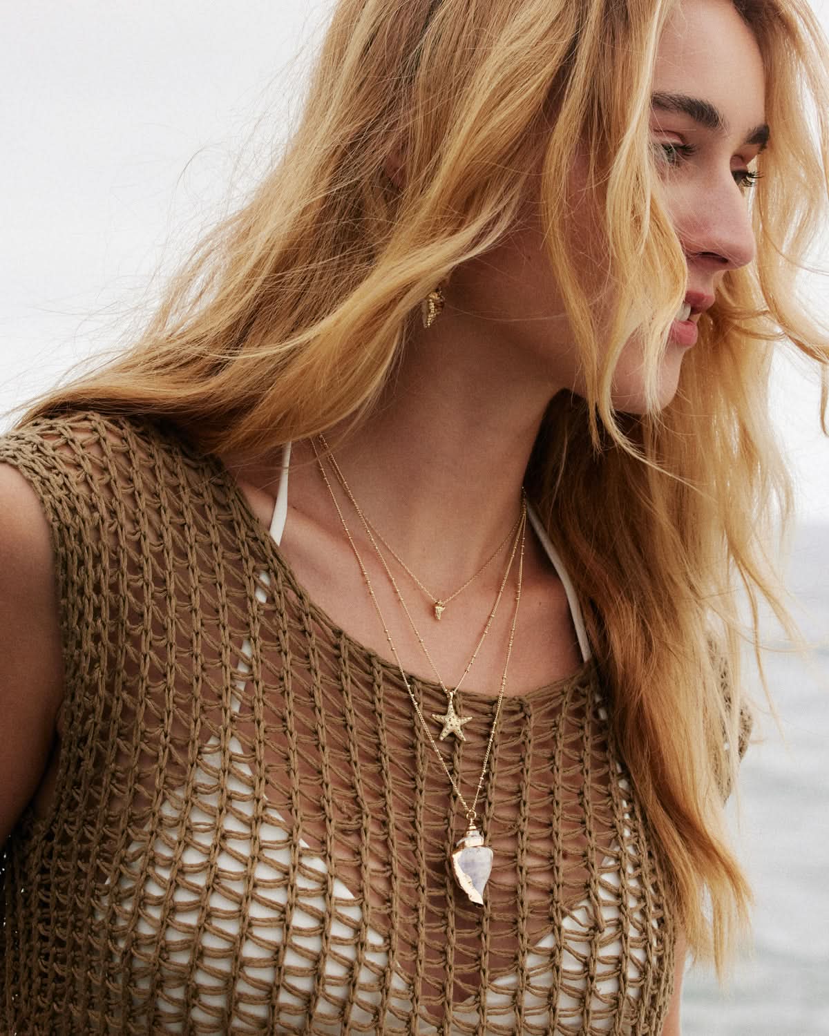 Bryan Anthonys Renew Pendant Necklace On Model