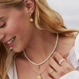 Bryan Anthonys Listen Beaded Necklace On Model