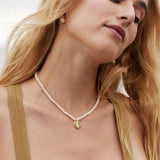 Bryan Anthonys Breathe Beaded Necklace On Model