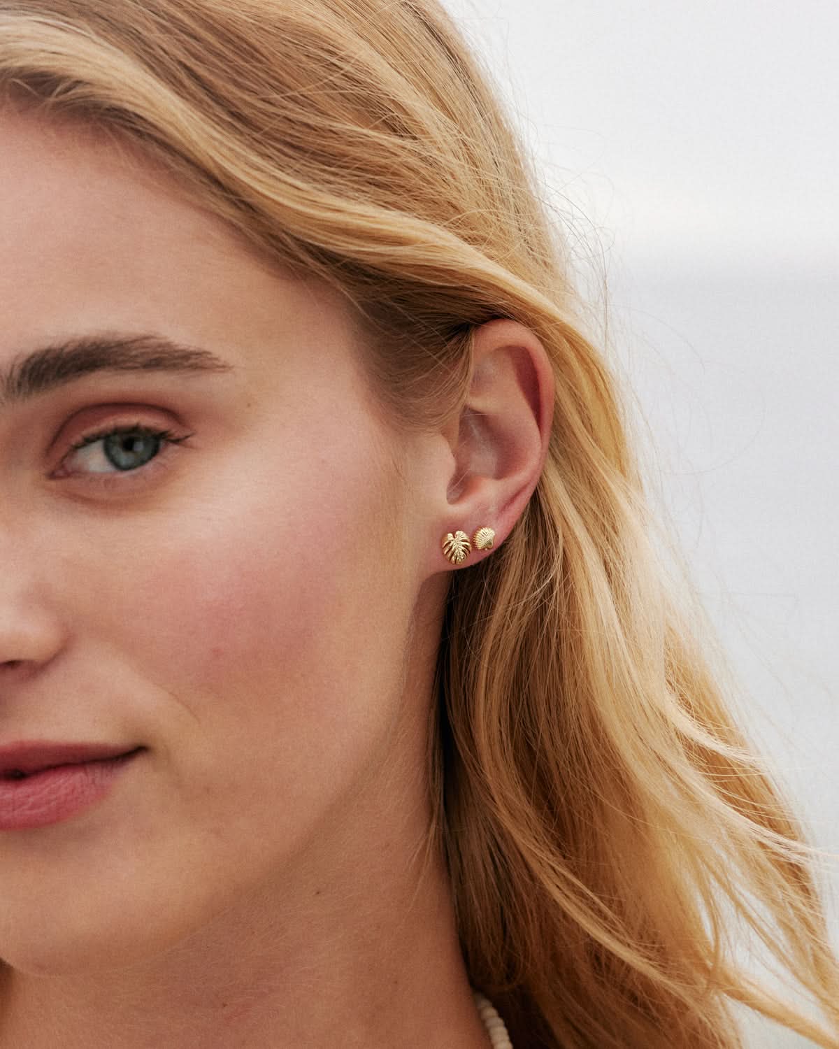 Bryan Anthonys Breathe Stud Earrings On Model