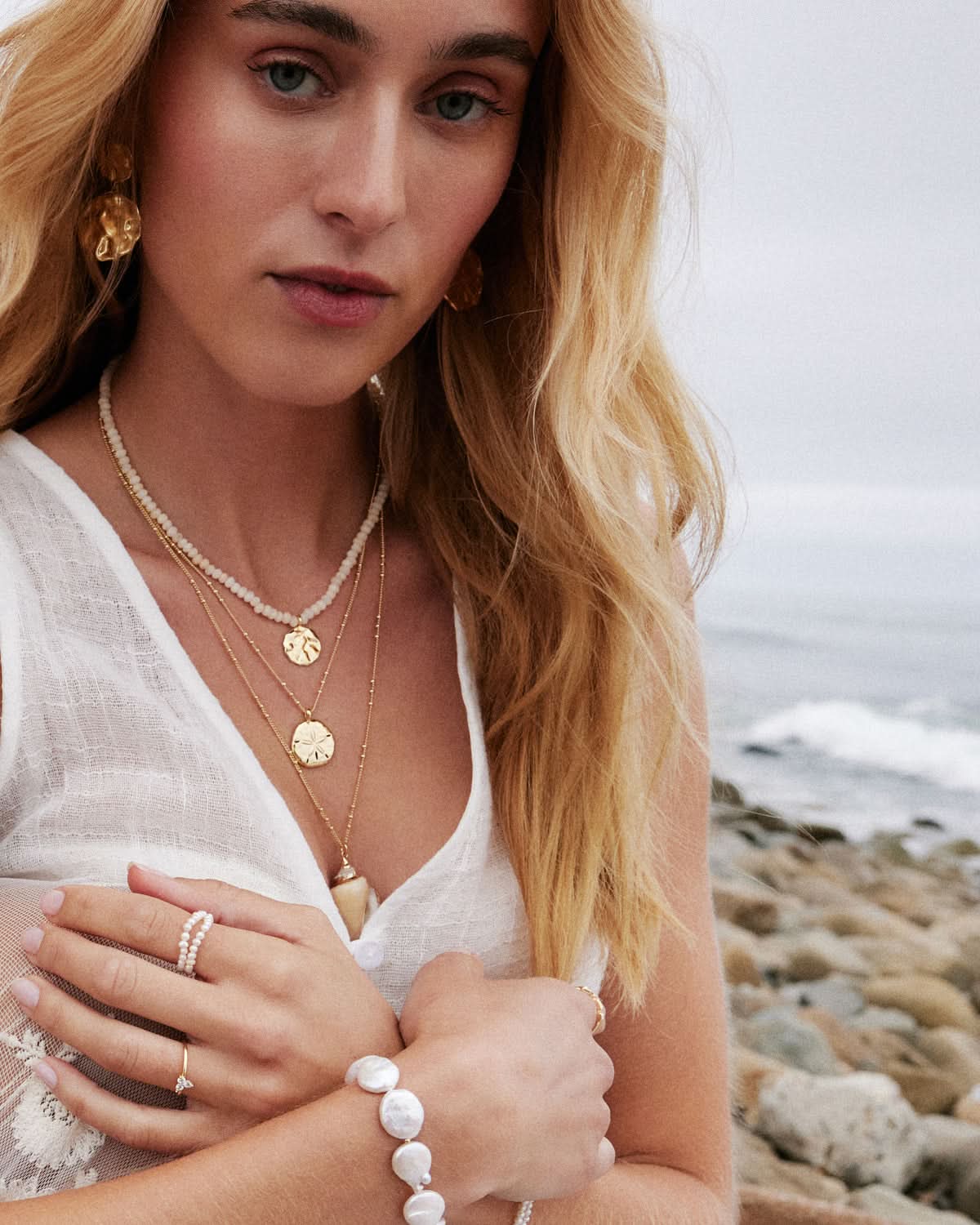 Bryan Anthonys Sea Seeker Pendant Necklace On Model