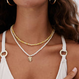 Bryan Anthonys Breathe Beaded Necklace On Model