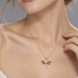 Tides of Hope Dragonfly Necklace