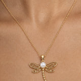 Tides of Hope Dragonfly Necklace