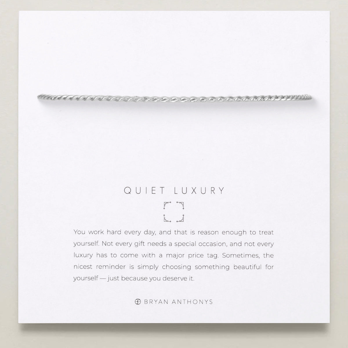 Quiet Luxury Twist Bangle