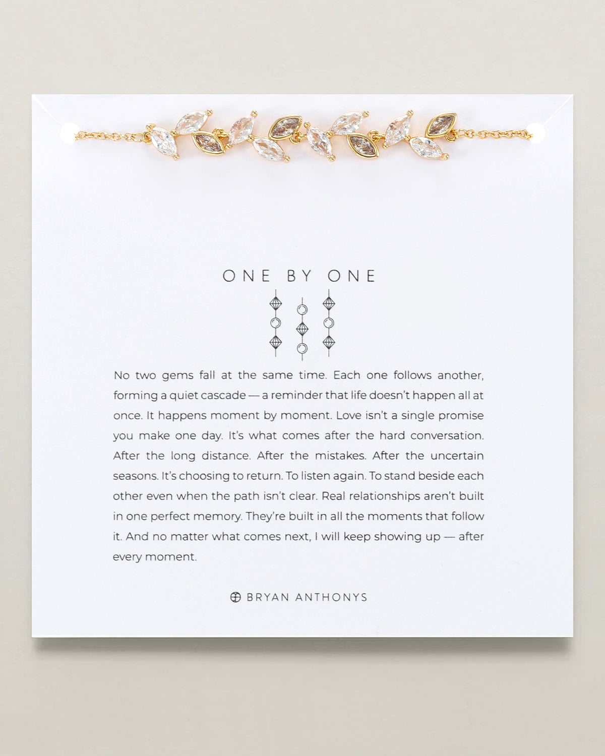 Bryan Anthonys One by One Crystal Bracelet