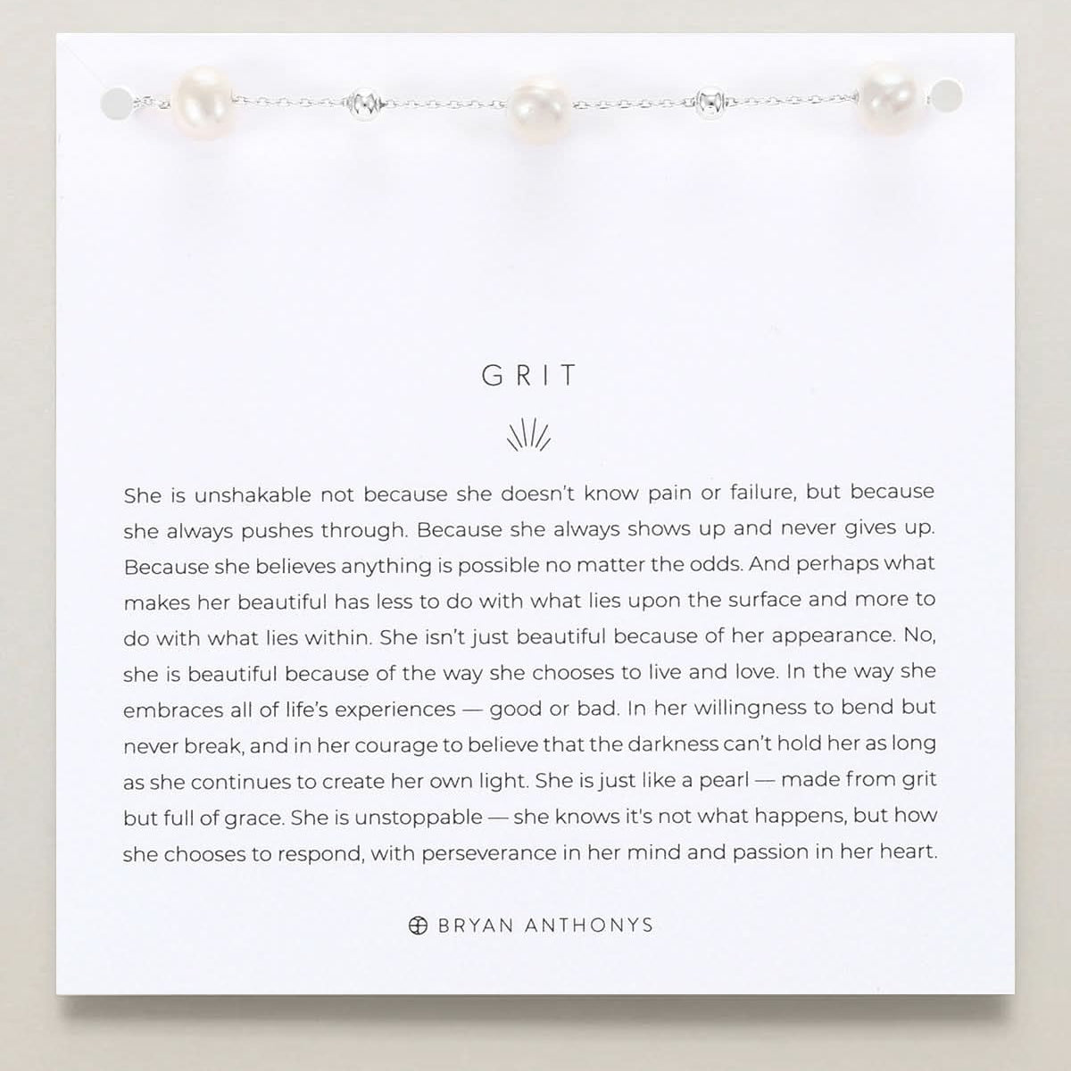 Grit Pearl Beaded Bracelet