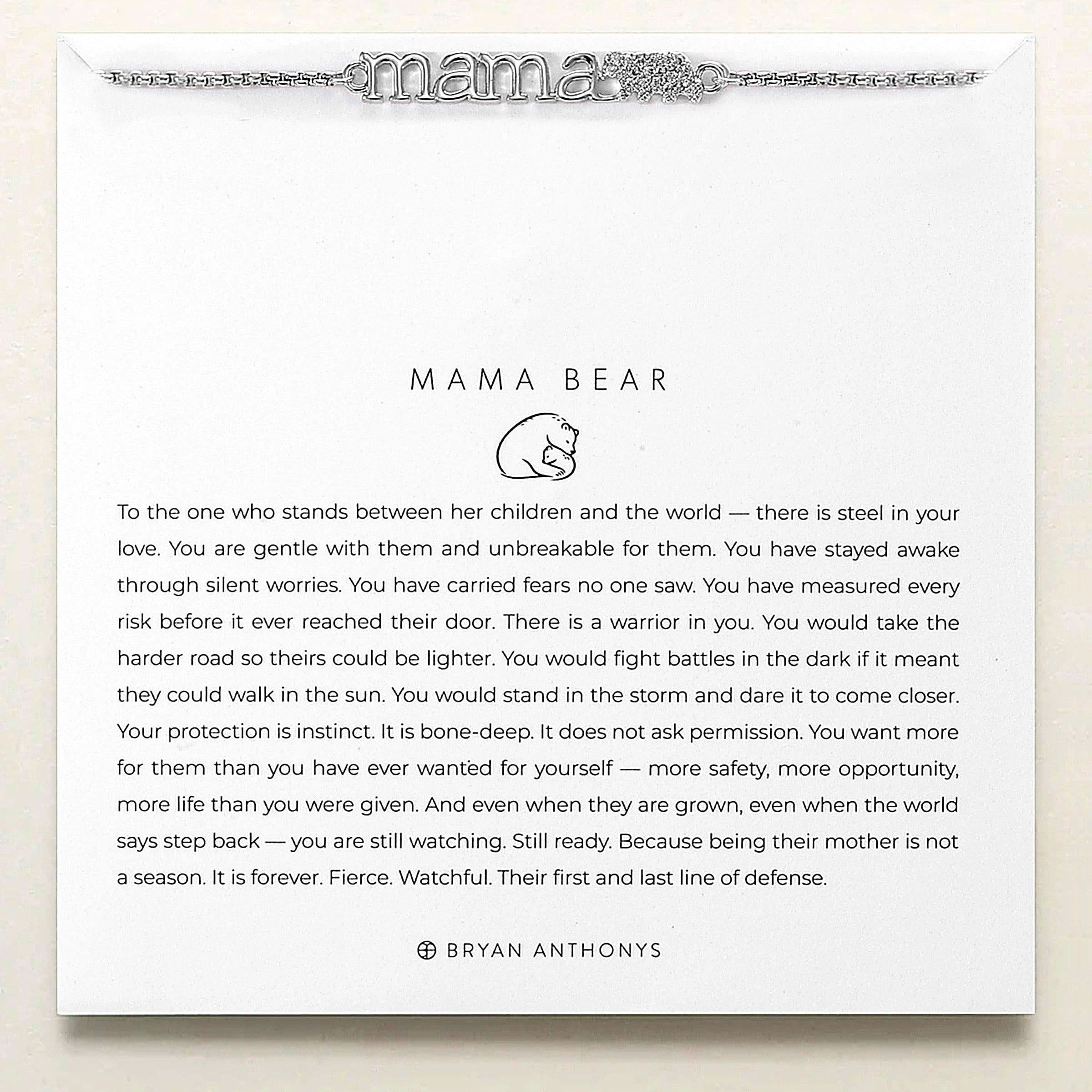 Mama Bear Bolo Bracelet
