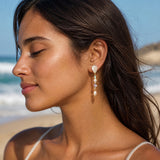 Beach Glass Drop Earrings