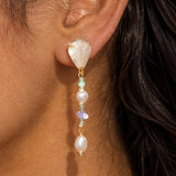 Beach Glass Drop Earrings