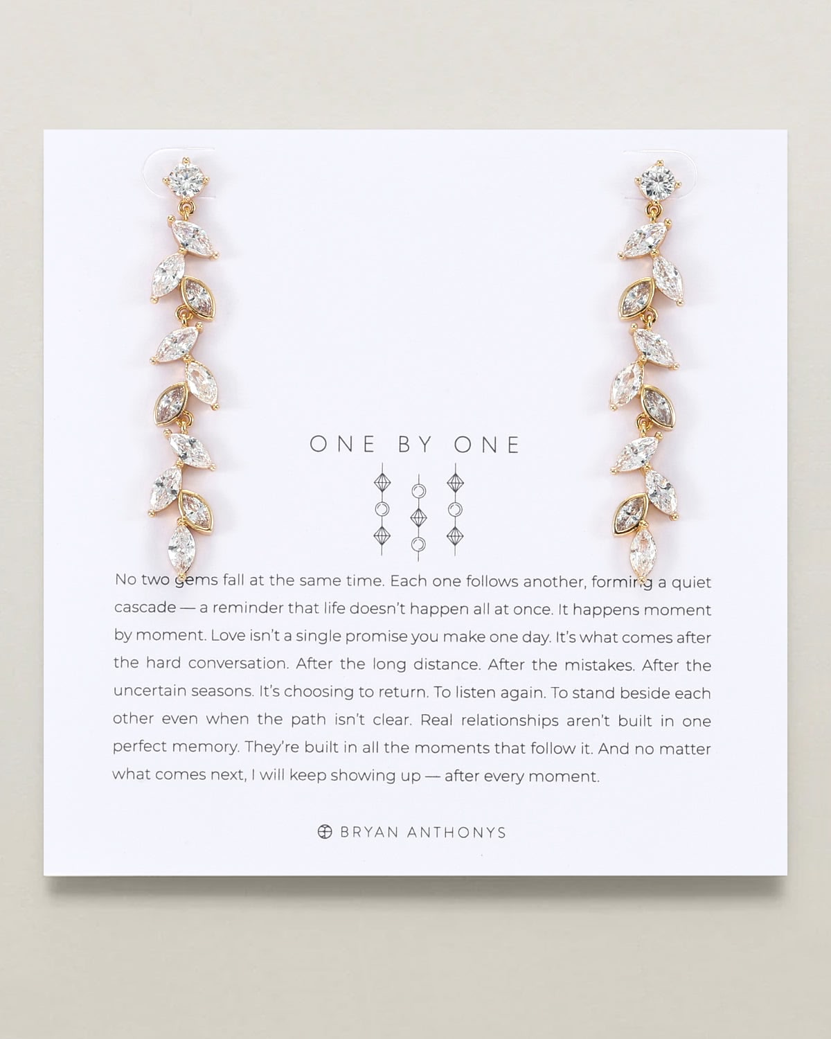 Bryan Anthonys One By One Crystal Earrings