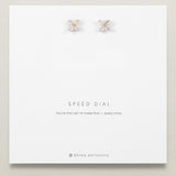 Speed Dial Stud Earrings