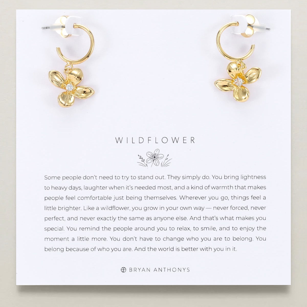 Bryan Anthonys Wildflower Hoop Earrings