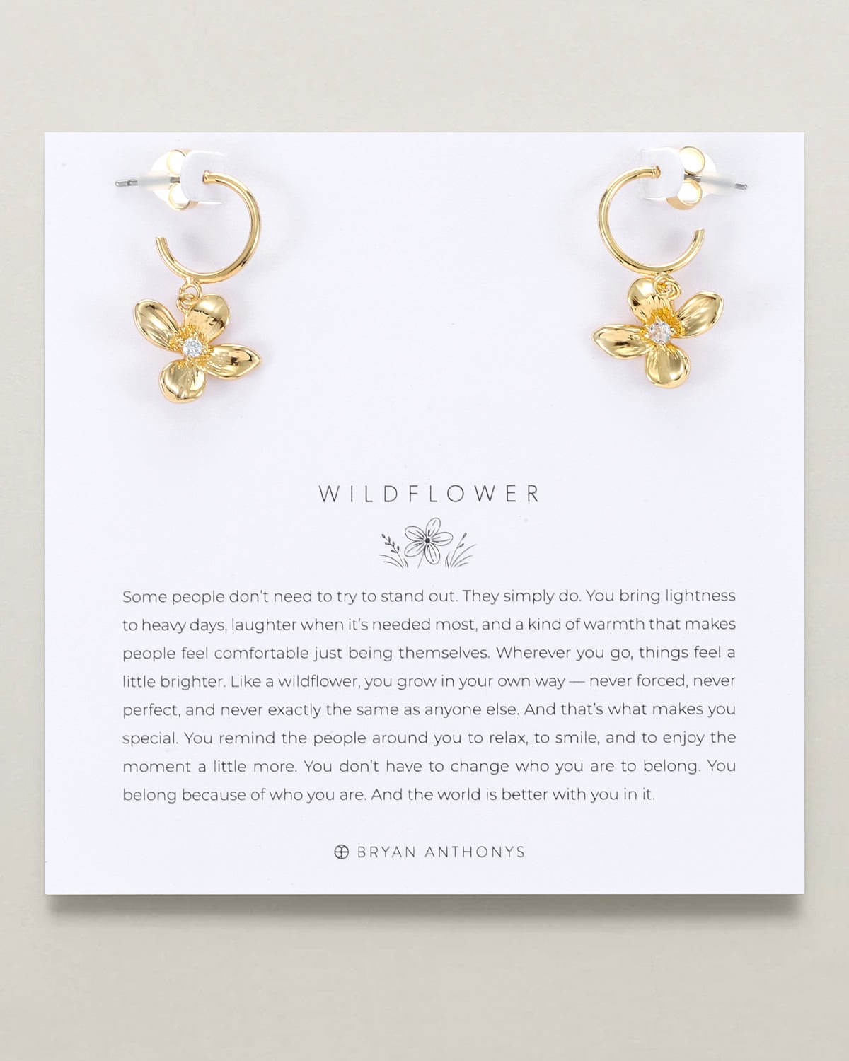 Bryan Anthonys Wildflower Hoop Earrings