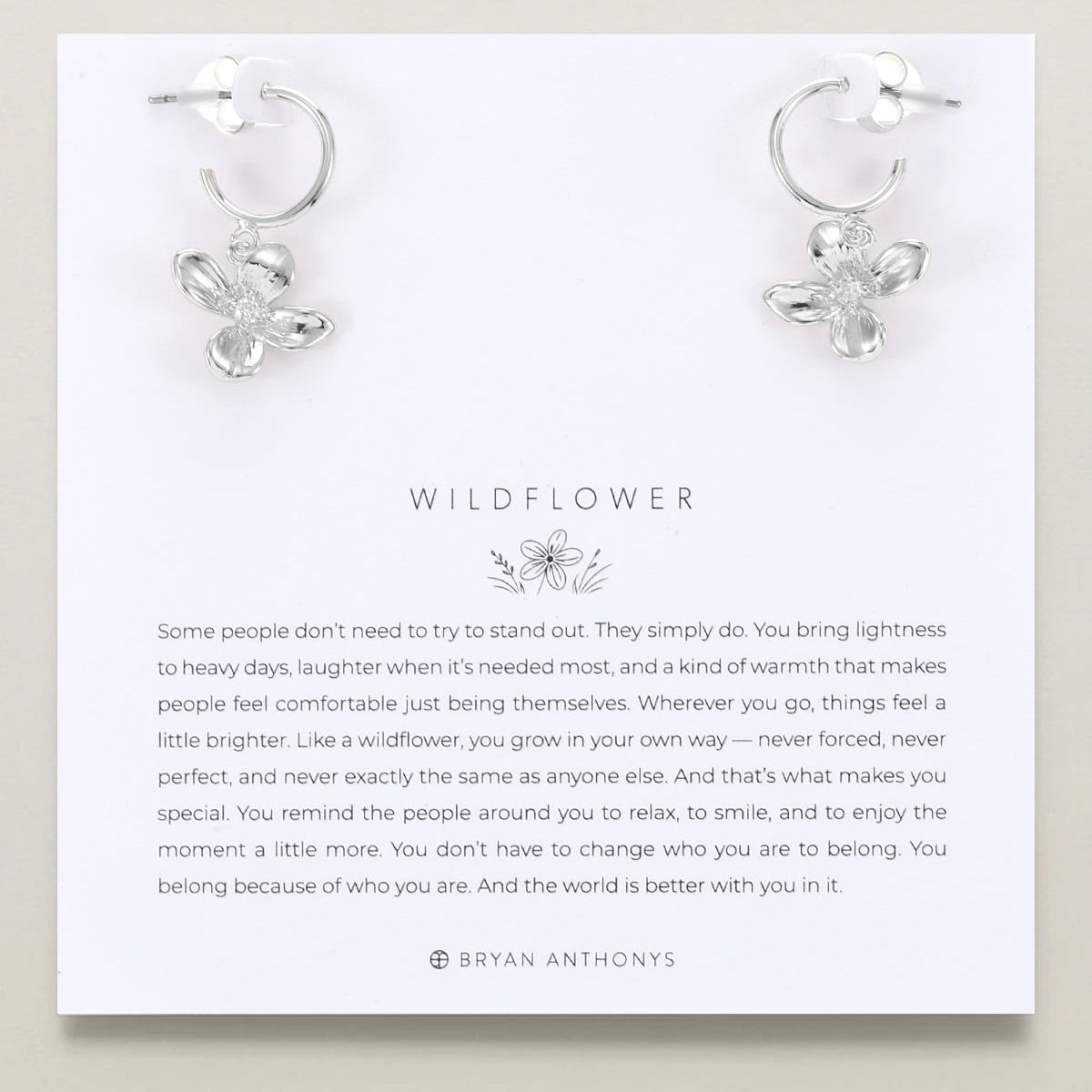 Bryan Anthonys Wildflower Hoop Earrings