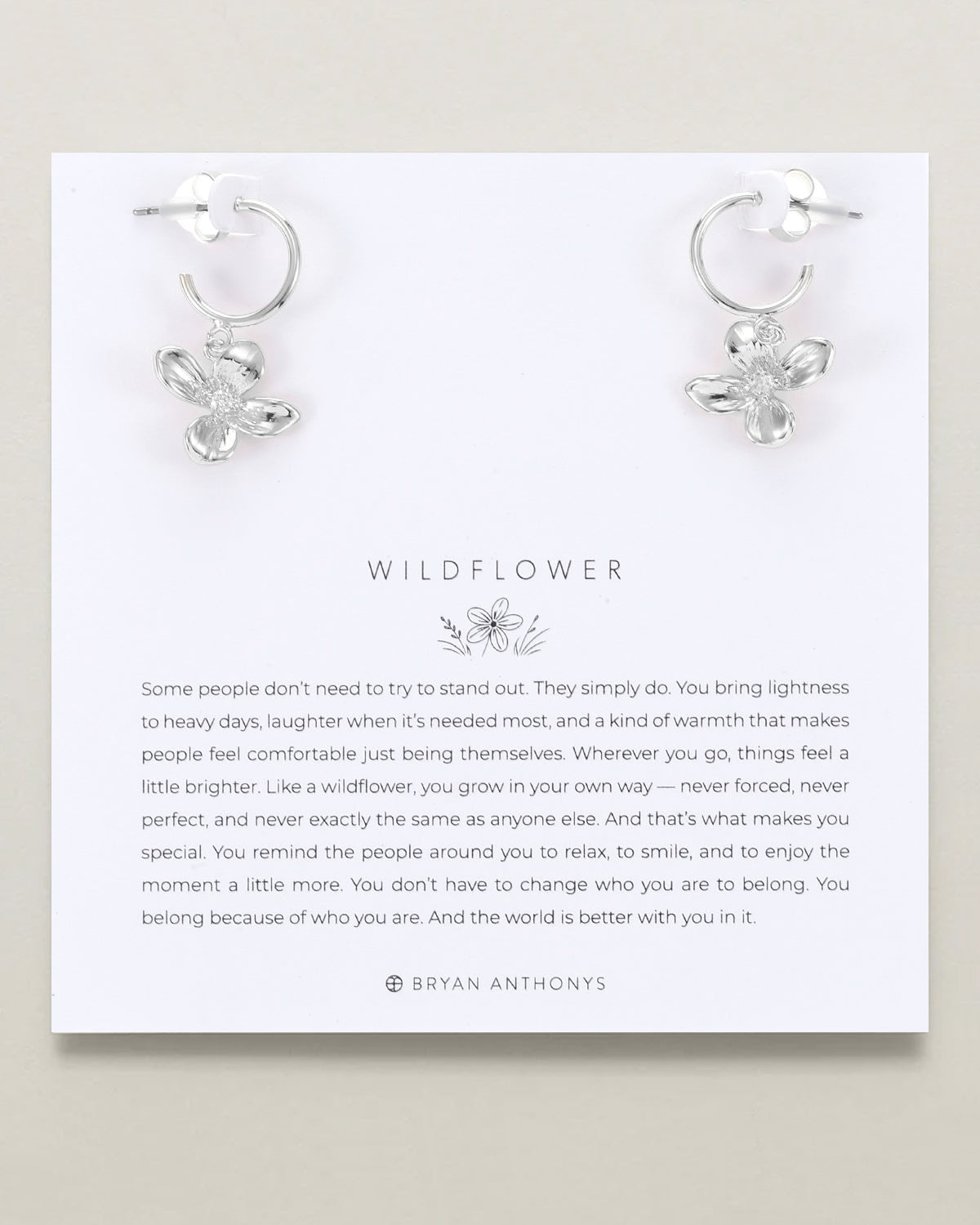 Bryan Anthonys Wildflower Hoop Earrings