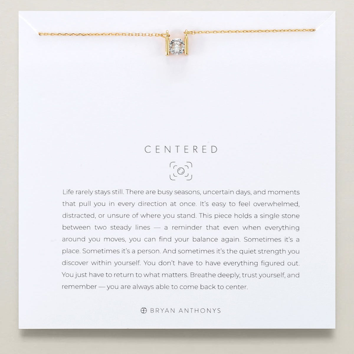 Bryan Anthonys Centered Necklace