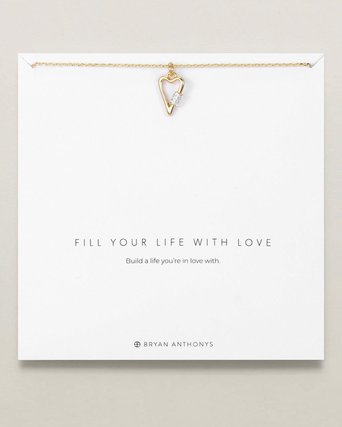 Fill Your Life With Love Necklace