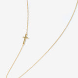 Held Cross Necklace
