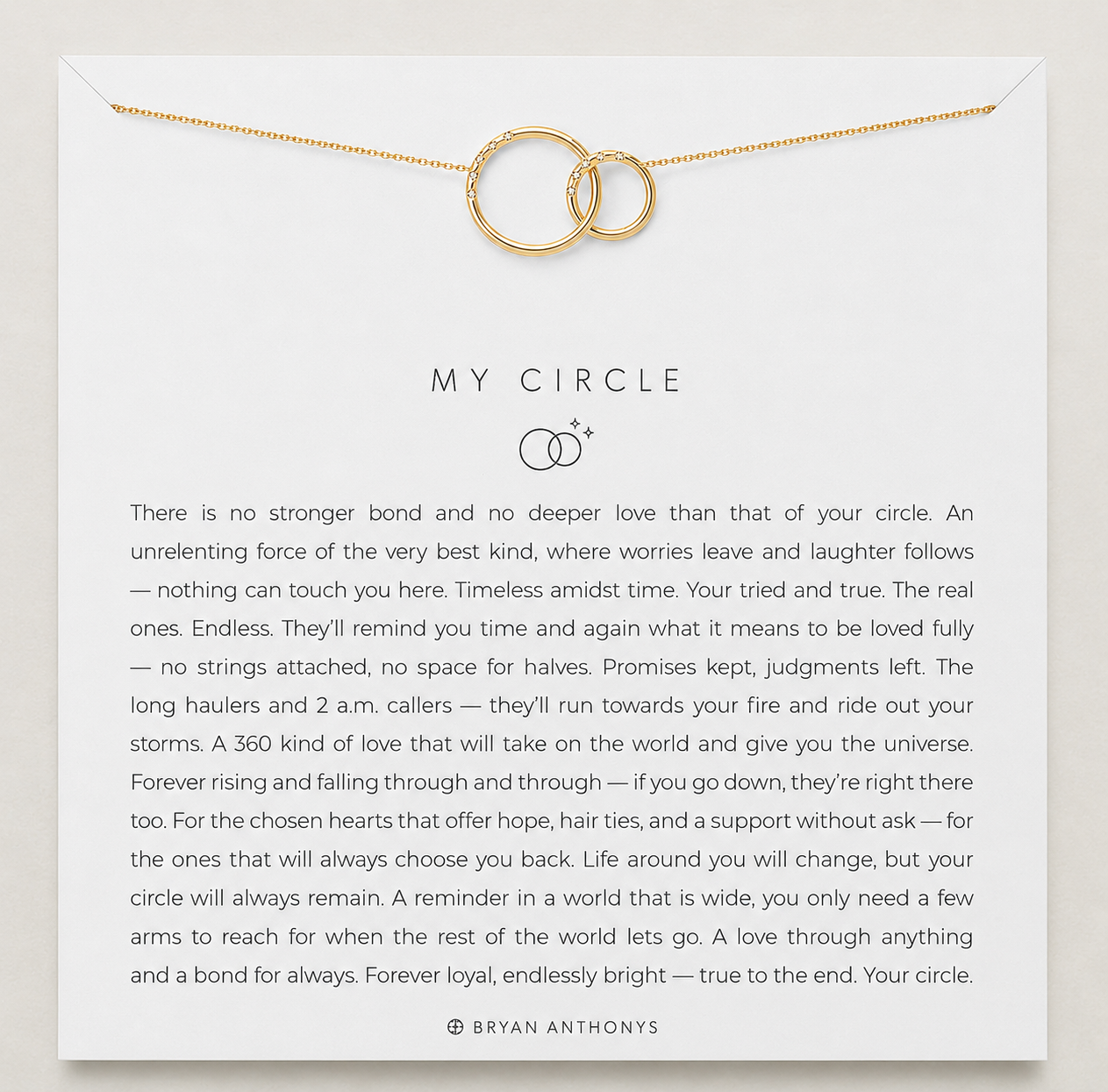 Bryan Anthonys My Circle Necklace