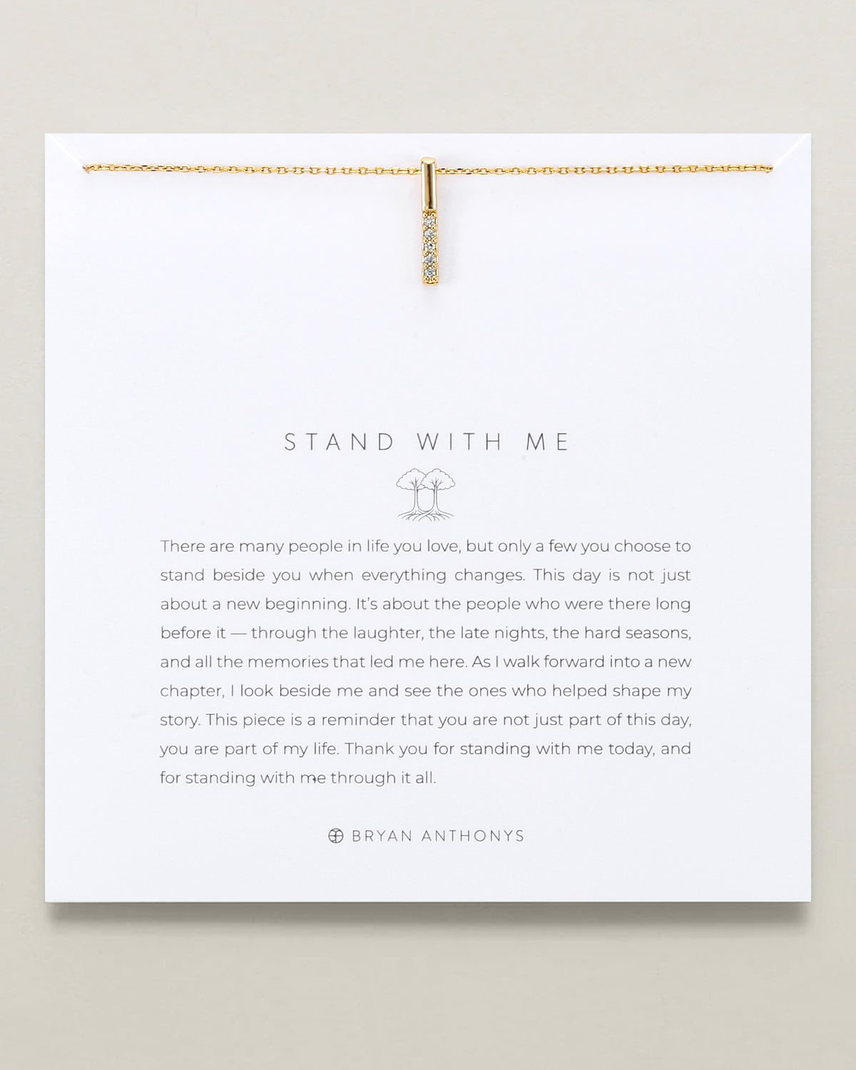 Bryan Anthonys Stand With Me Necklace