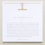 The Corner Office T-Bar Necklace