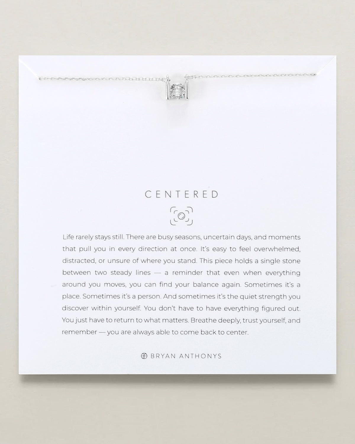 Bryan Anthonys Centered Necklace