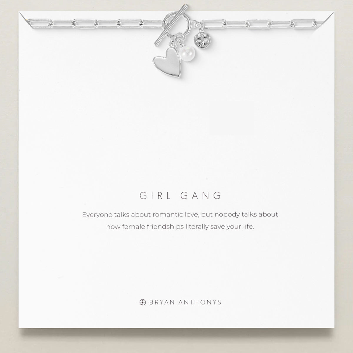 Girl Gang Heart Necklace