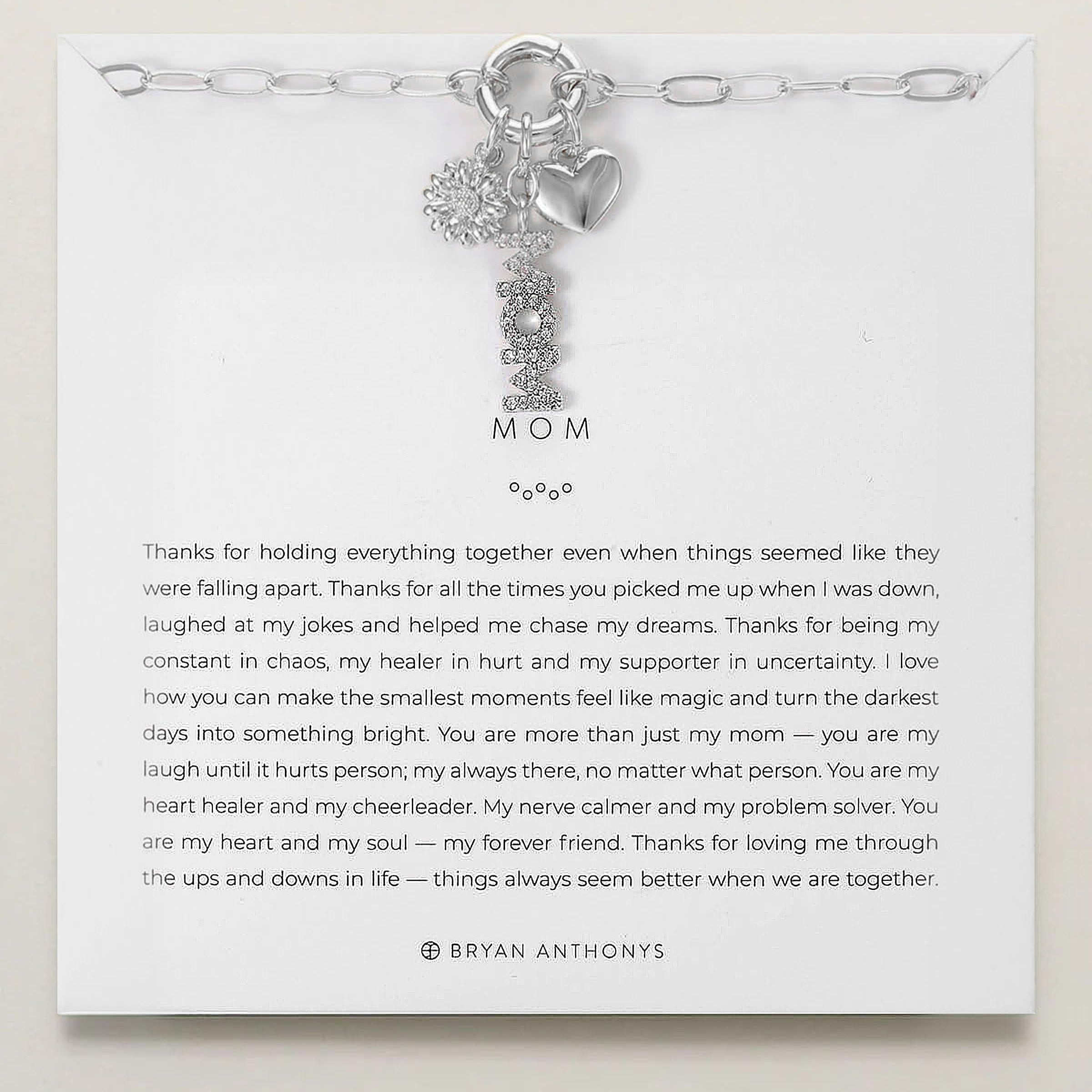 Mom Mini Charm Necklace