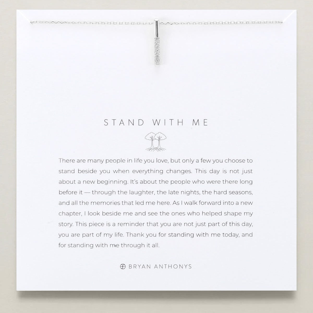 Bryan Anthonys Stand With Me Necklace